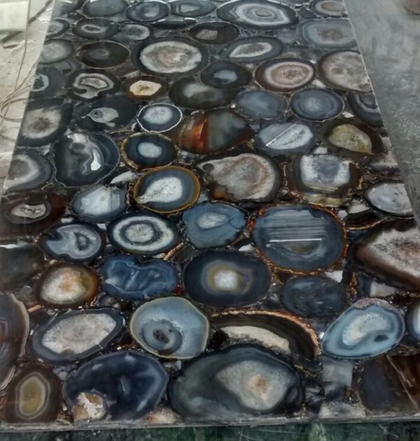 Black Agate Slabs