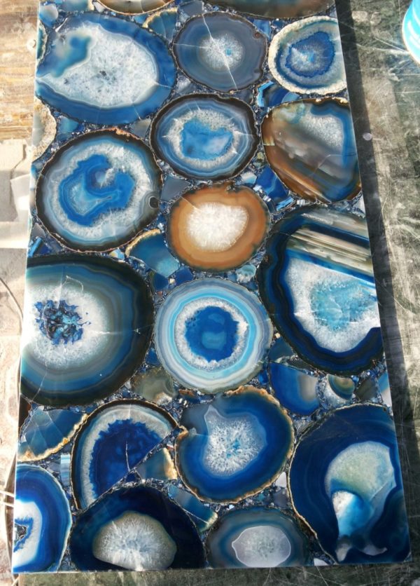 Blue Agate Slab