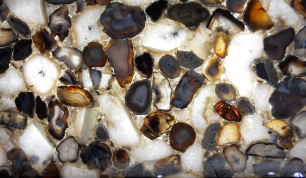 Natural Fusion Agate Semi-Precious Stones