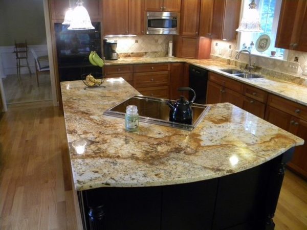 Alaska Gold Granite Kitchentop