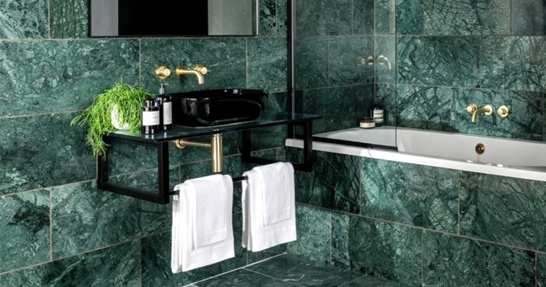 Green Marble Bathroom Tiles